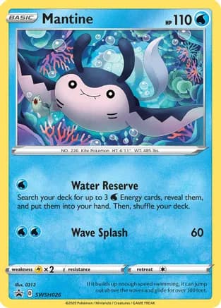 Mantine - SWSH026 — SWSH: Sword & Shield Promo Cards