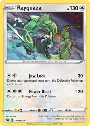 Rayquaza - SWSH029 — SWSH: Sword & Shield Promo Cards