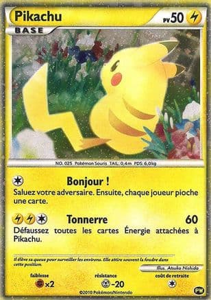 Pikachu (French) — Pikachu World Collection Promos