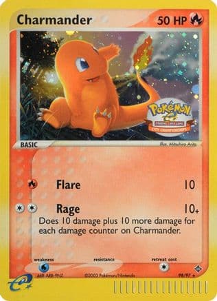 Charmander - 98/97 (City Championships) — League & Championship Cards