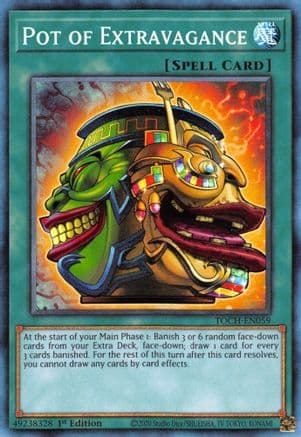 Pot of Extravagance (CR) — Toon Chaos Yu-Gi-Oh! card by Studio Dice