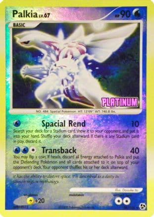 Palkia - 26/106 [Platinum] — Burger King Promos Pokémon TCG card by Daisuke Ito