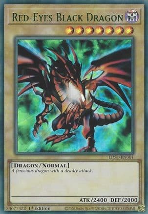 Red-Eyes Black Dragon (Green) — Legendary Duelists: Season 1 Yu-Gi-Oh! card by Konami