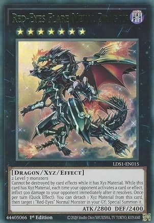 Red-Eyes Flare Metal Dragon (Green) — Legendary Duelists: Season 1