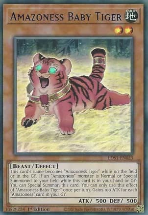 Amazoness Baby Tiger (Blue) — Legendary Duelists: Season 1