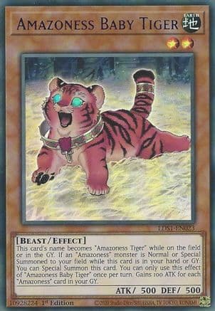 Amazoness Baby Tiger (Purple) — Legendary Duelists: Season 1