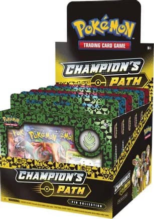 Champion's Path Pin Collection Display: Turffield, Hulbury, & Motostoke Gyms — Champion's Path