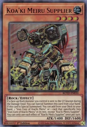 Koa'ki Meiru Supplier — Rise of the Duelist