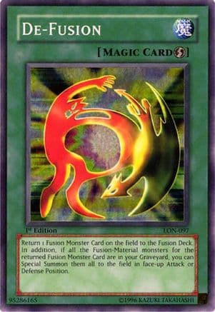 De-Fusion — Labyrinth_of_Nightmare Yu-Gi-Oh! card by KAZUKI TAKAHASHI