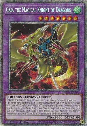 Gaia the Magical Knight of Dragons (Starlight Rare) — Yu-Gi-Oh! card