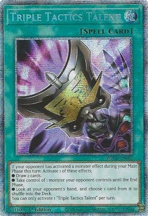 Triple Tactics Talent (Starlight Rare) — Yu-Gi-Oh! card