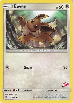 Eevee - 49/68 (#26 Charizard Stamped) — Battle Academy