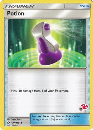 Potion - 127/149 (#14 Charizard Stamped) — Battle Academy Pokémon TCG card by Ryo Ueda