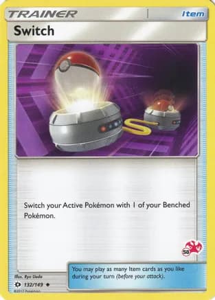 Switch - 132/149 (#58 Charizard Stamped) — Battle Academy