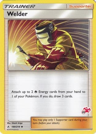 Welder - 189/214 (#25 Charizard Stamped) — Battle Academy Pokémon TCG card by Hitoshi Ariga