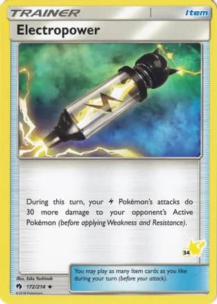 Electropower - 172/214 (#34 Pikachu Stamped) — Battle Academy
