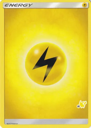 Lightning Energy (#21 Pikachu Stamped) — Battle Academy