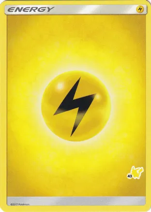 Lightning Energy (#43 Pikachu Stamped) — Battle Academy