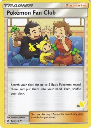 Pokemon Fan Club - 133/156 (#28 Pikachu Stamped) — Battle Academy Pokémon TCG card by Atsuko Nishida