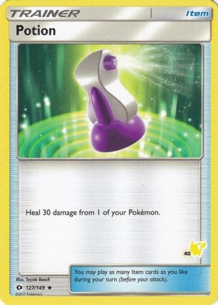 Potion - 127/149 (#40 Pikachu Stamped) — Battle Academy Pokémon TCG card by Toyste Beach