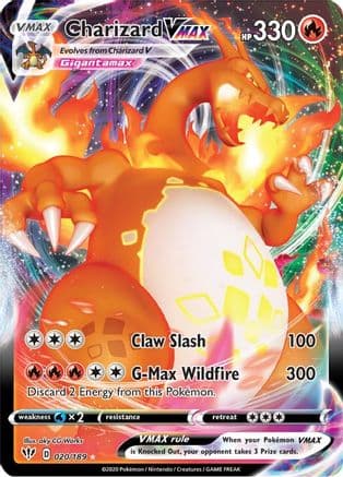 Charizard VMAX — Pokémon TCG card