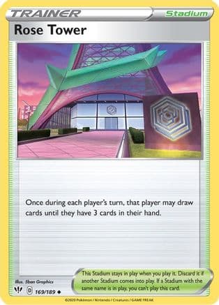 Rose Tower — SWSH03: Darkness Ablaze Pokémon TCG card by 5ban Graphics