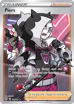 Piers (Full Art) — SWSH03: Darkness Ablaze