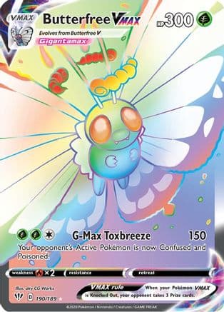 Butterfree VMAX (Secret) — Pokémon TCG card