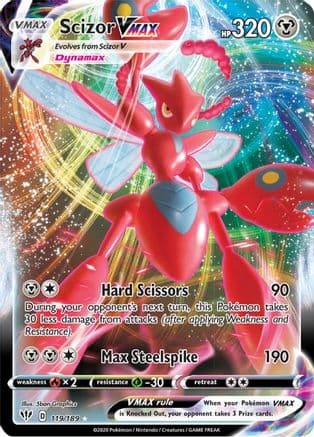 Scizor VMAX — SWSH03: Darkness Ablaze Pokémon TCG card by 5ban Graphics