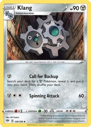 Klang — SWSH03: Darkness Ablaze Pokémon TCG card by NC Empire