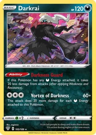 Darkrai - 105/189 — Deck Exclusives