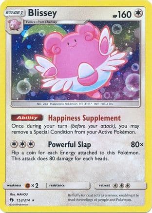 Blissey - 153/214 (Cosmos Holo) — Miscellaneous Cards & Products