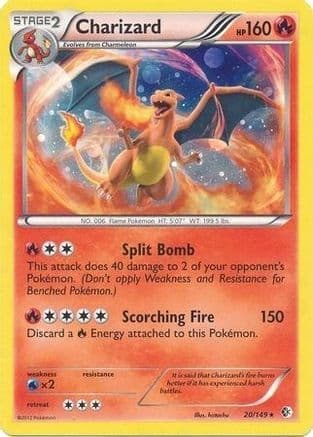 Charizard - 20/149 (Cosmos Holo) — Blister Exclusives Pokémon TCG card by hatsu chō