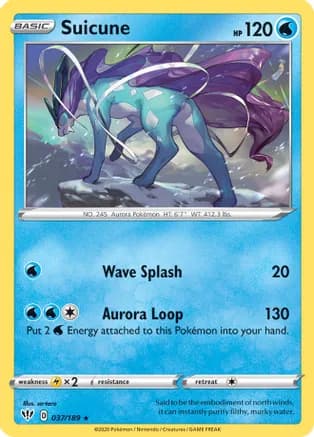 Suicune - 37/189 — Deck Exclusives