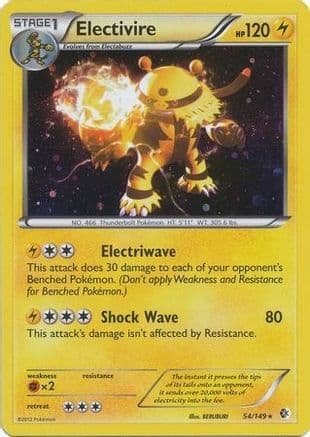 Electivire - 54/149 (Cosmos Holo) — Blister Exclusives Pokémon TCG card by BERUBURI