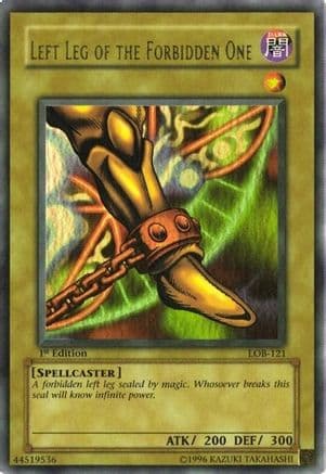 Left Leg of the Forbidden One — Yu-Gi-Oh! card