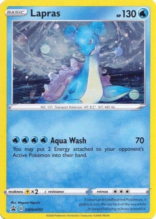 Lapras - SWSH051 — SWSH: Sword & Shield Promo Cards Pokémon TCG card by Megumi Higuchi