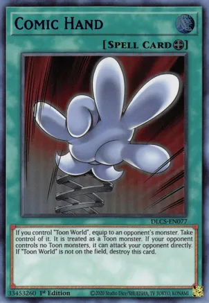 Comic Hand (Blue) — Dragons of Legend: The Complete Series