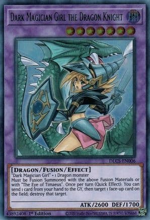 Dark Magician Girl the Dragon Knight (Alternate Art) — Dragons of Legend: The Complete Series Yu-Gi-Oh! card by Studio Dice