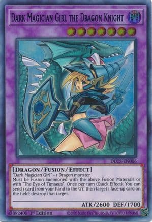 Dark Magician Girl the Dragon Knight (Alternate Art) (Blue) — Yu-Gi-Oh! card