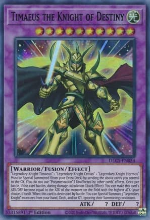 Timaeus the Knight of Destiny (Purple) — Dragons of Legend: The Complete Series