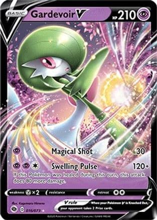 Gardevoir V — Champion's Path Pokémon TCG card by Kagemaru Himeno