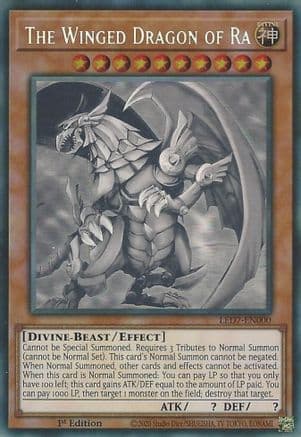 The Winged Dragon of Ra (Ghost Rare) — Yu-Gi-Oh! card