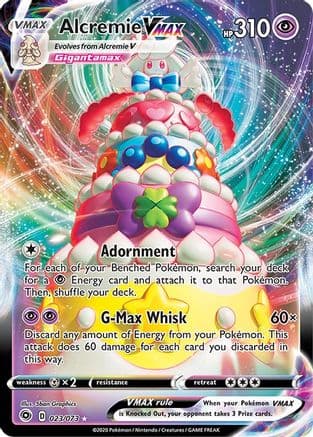 Alcremie VMAX — Pokémon TCG card