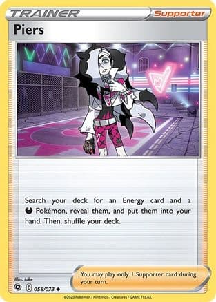 Piers — Champion's Path Pokémon TCG card by take