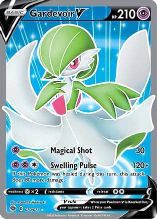 Gardevoir V (Full Art) — Champion's Path Pokémon TCG card by PLANETA Mochizuki