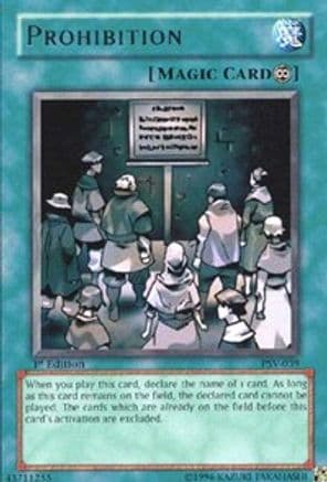 Prohibition — Pharaoh's Servant