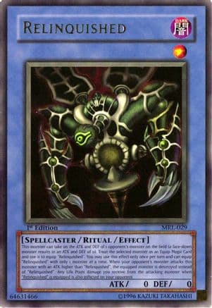 Relinquished — Magic Ruler Yu-Gi-Oh! card by KAZUKI TAKAHASHI