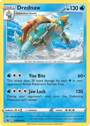 Drednaw - SWSH047 — SWSH: Sword & Shield Promo Cards Pokémon TCG card by Anesaki Dynamic