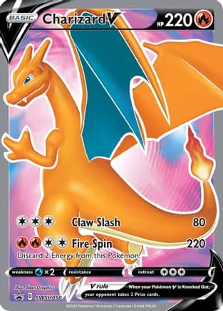 Charizard V - SWSH050 — SWSH: Sword & Shield Promo Cards